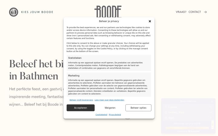 Screenshot of boode.nl