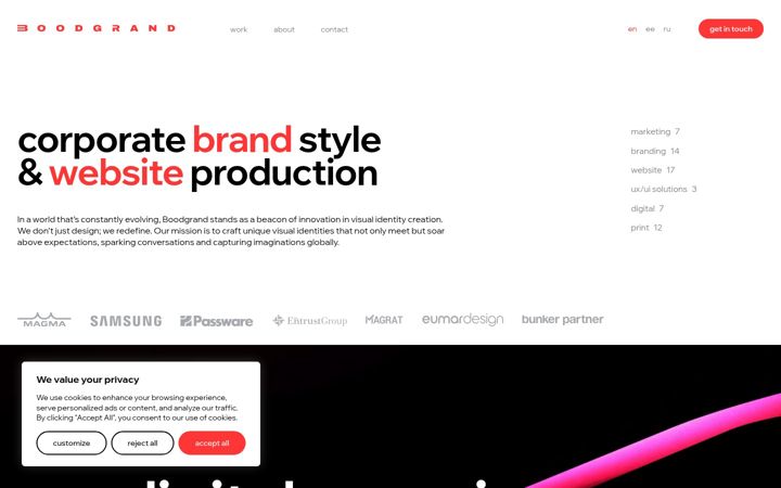 Screenshot of boodgrand.com