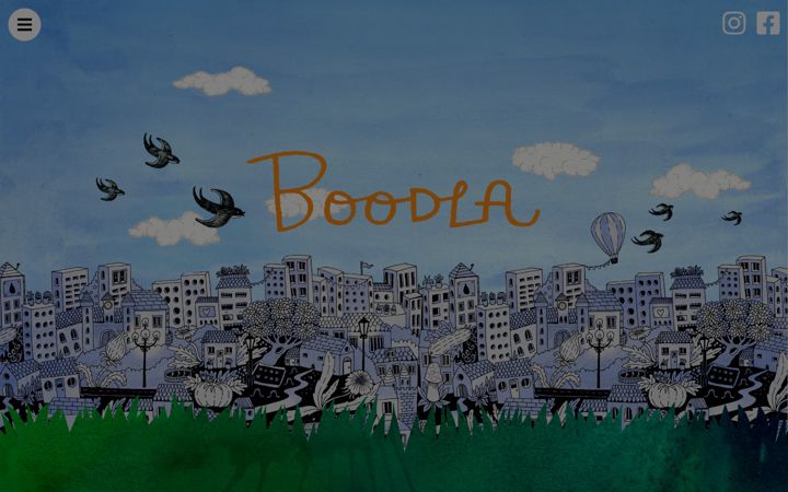 Screenshot of boodla.se