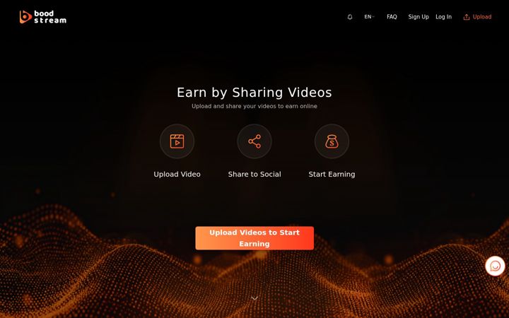 Screenshot of boodstream.com