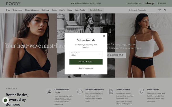 Screenshot of boody.com