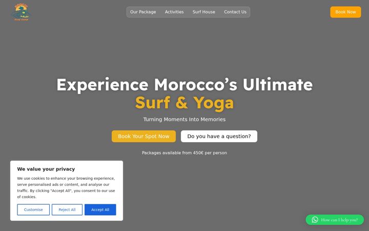 Screenshot of boogiesurfcamp.com