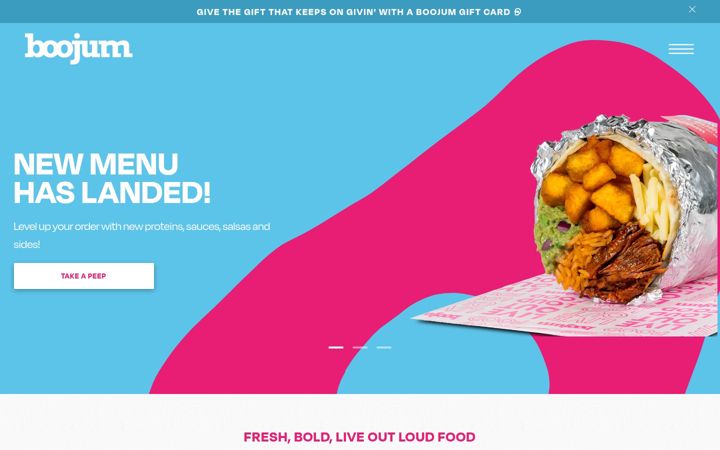 Screenshot of boojummex.com