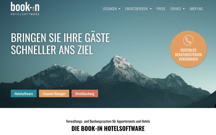 Screenshot of book-in.at
