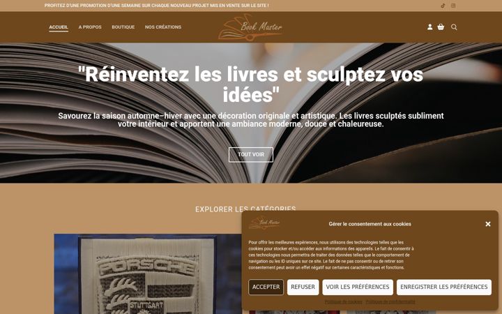 Screenshot of book-master.fr