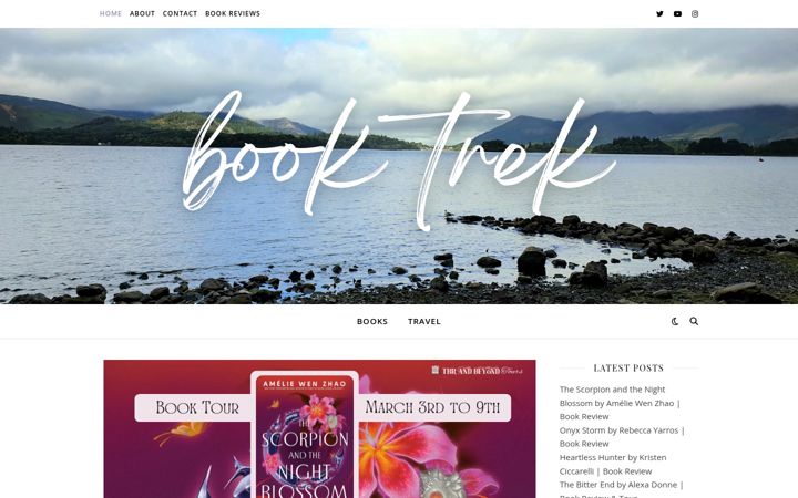 Screenshot ta' book-trek.com