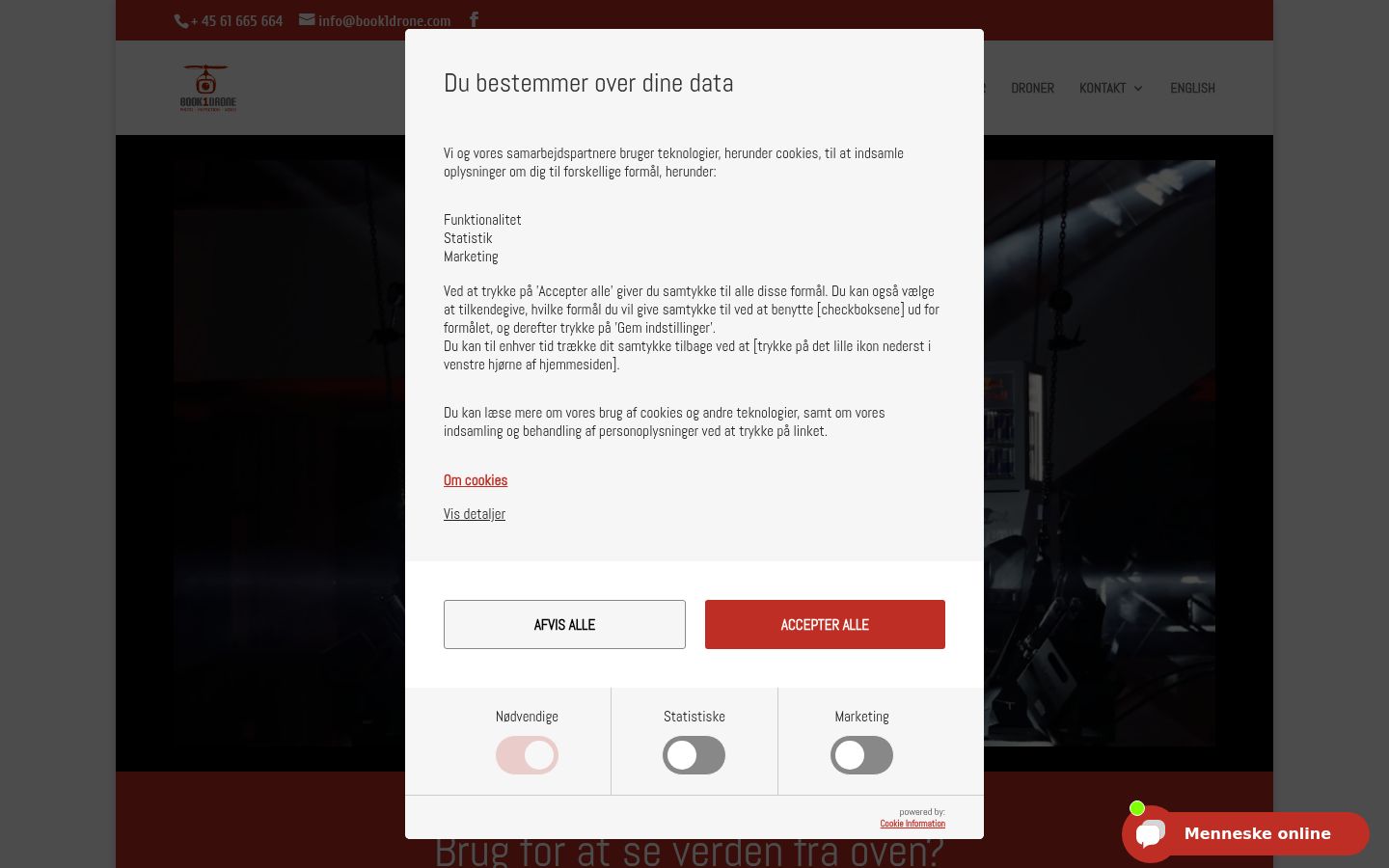 Snímka obrazovky banera súhlasu zobrazeného pred akoukoľvek interakciou