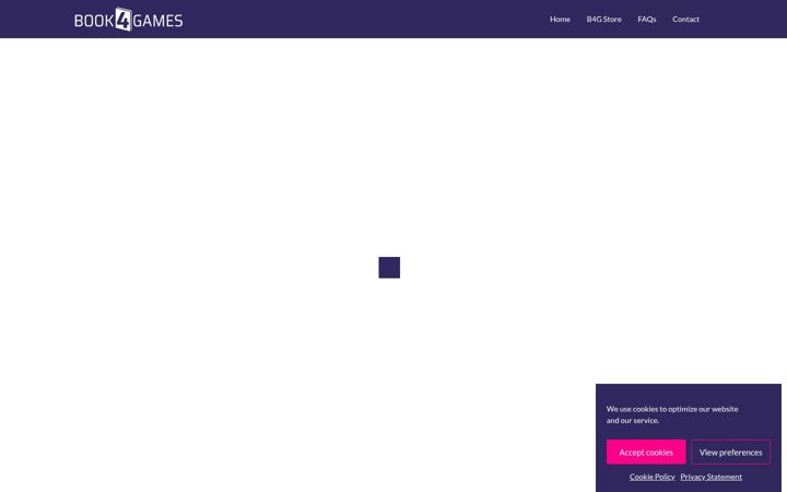 Screenshot of book4games.com