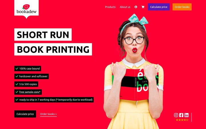 Screenshot of bookadew.com