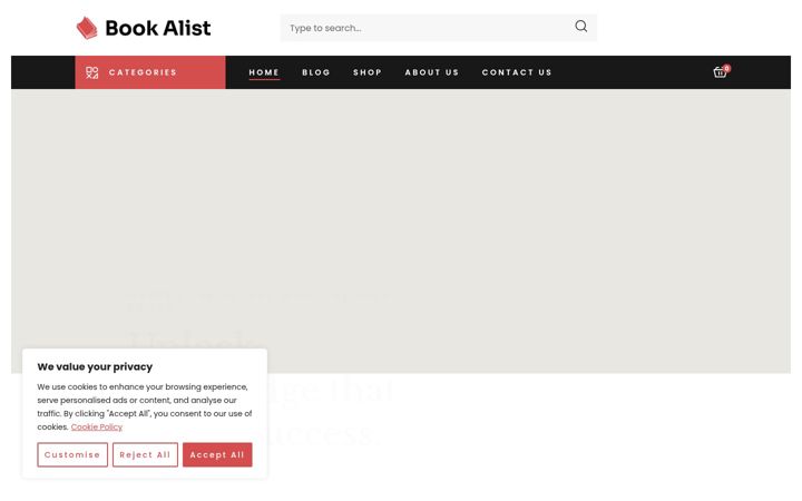 Screenshot του bookalist.net