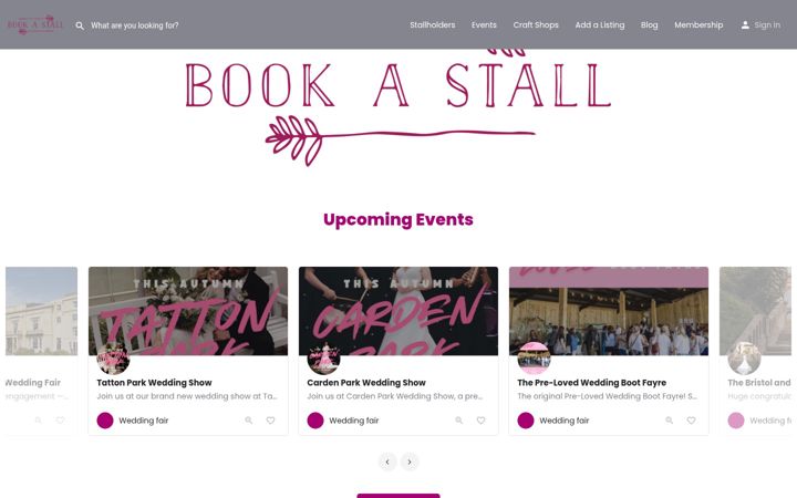 Screenshot of bookastall.com