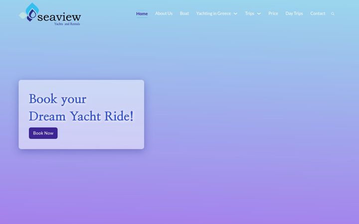 Screenshot του bookayacht.gr