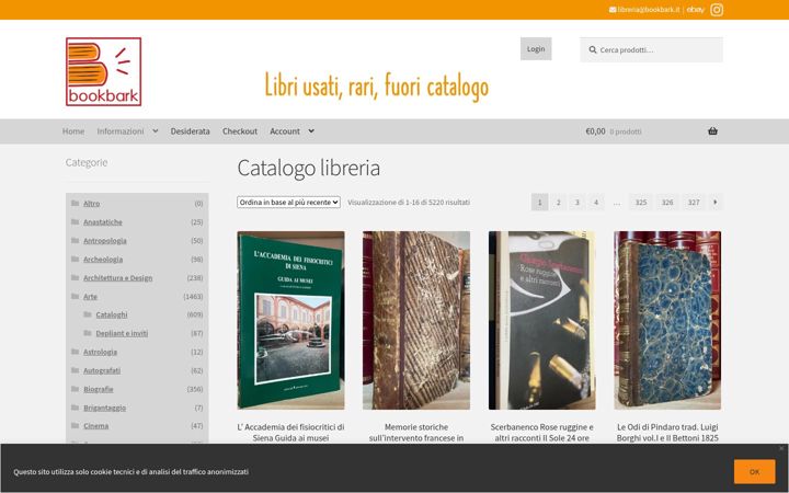 Screenshot of bookbark.it