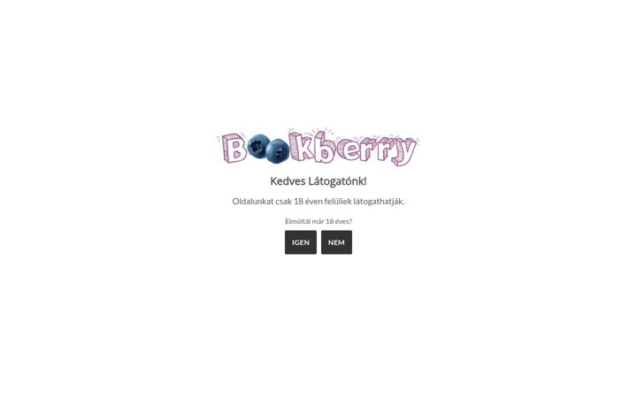 Screenshot of bookberry.hu
