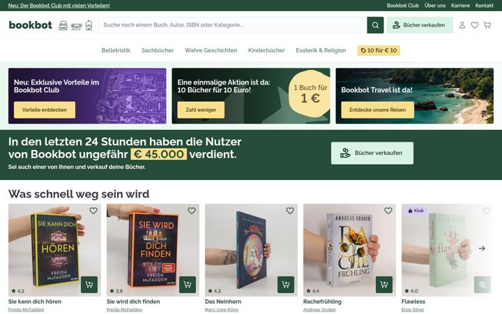 Screenshot di bookbot.at