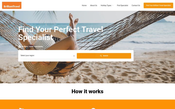 Screenshot of bookbrilliant.co.uk