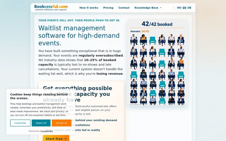 Screenshot of bookcessful.com