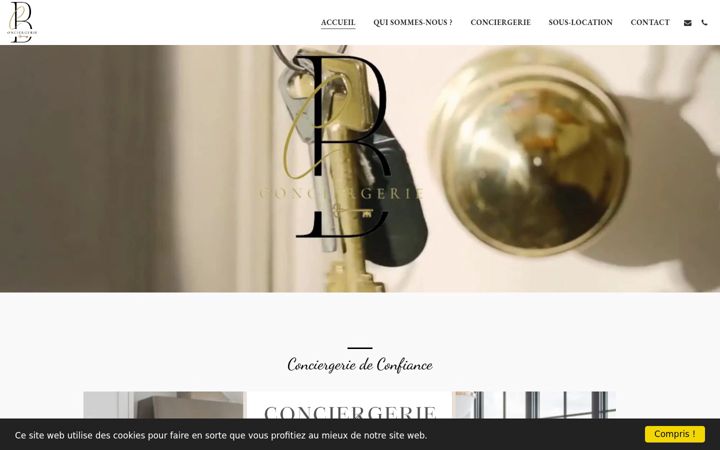 Screenshot of bookconciergerie.fr