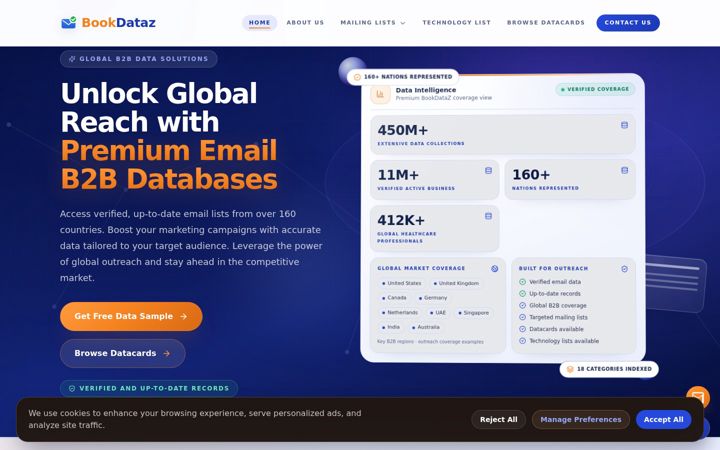 Screenshot of bookdataz.com