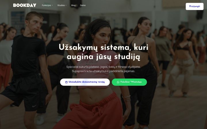 Screenshot of bookday.io