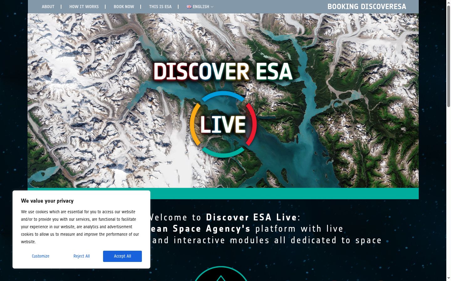 Screenshot tal-banner tal-kunsens muri qabel kwalunkwe interazzjoni