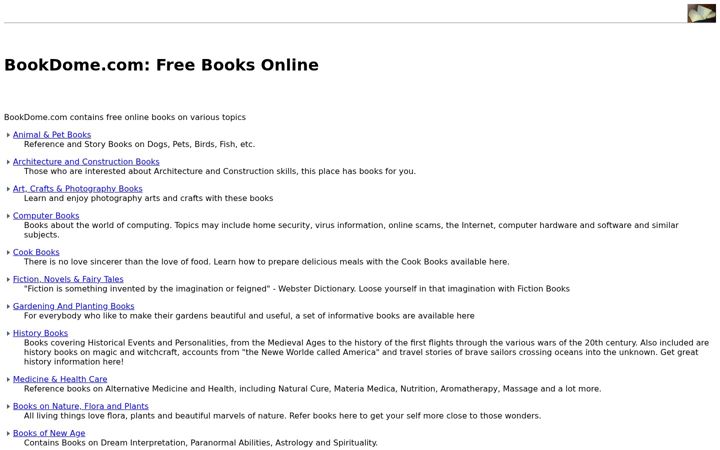 Screenshot of bookdome.com