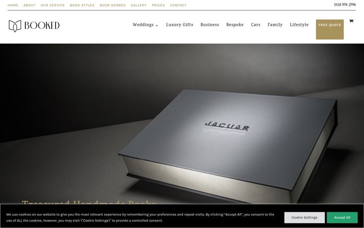 Screenshot of bookedimages.com