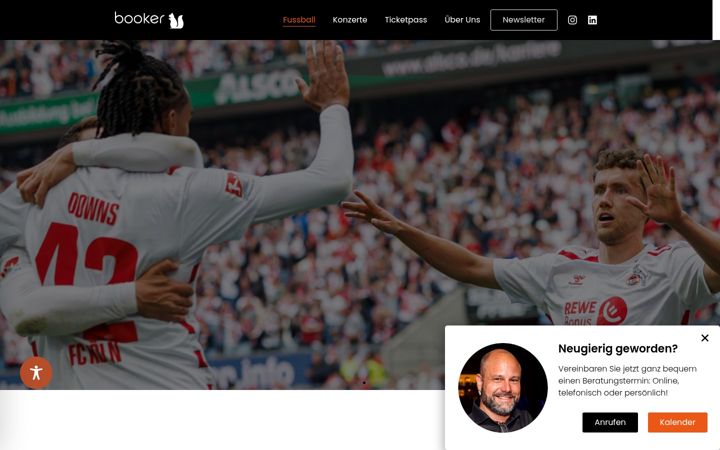 Képernyőkép: booker-vip.de
