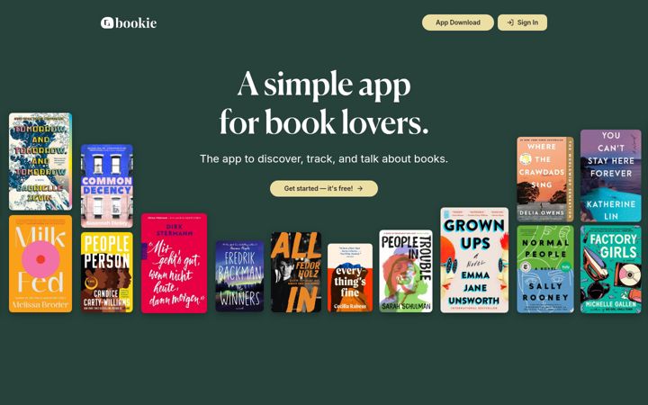Screenshot of bookie.de