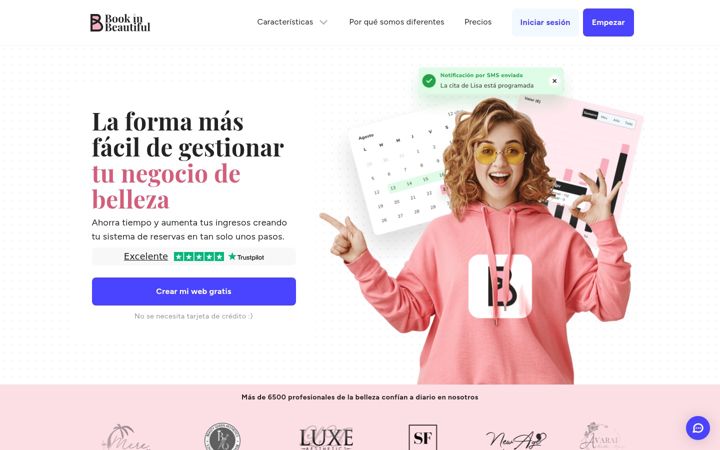 Screenshot of bookinbeautiful.es