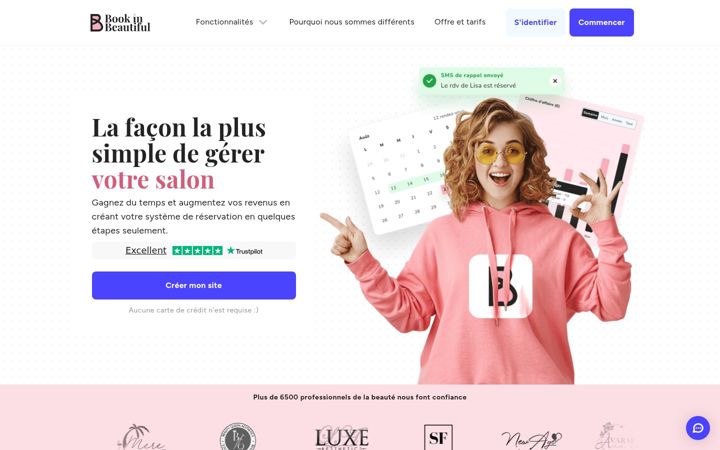 Screenshot of bookinbeautiful.fr