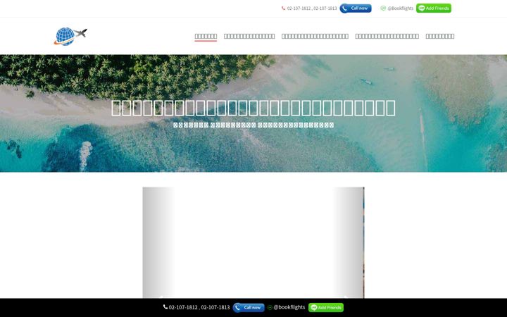 Screenshot of booking-flight.com