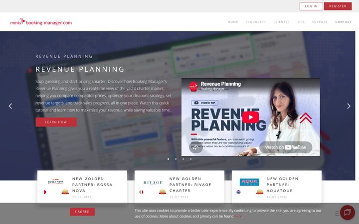 Screenshot of booking-manager.com