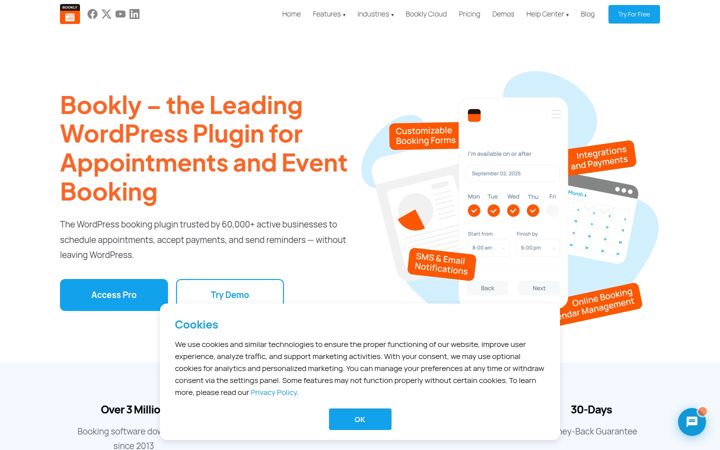 Screenshot of booking-wp-plugin.com