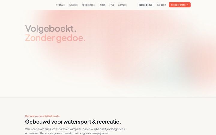 Screenshot of bookingbay.nl