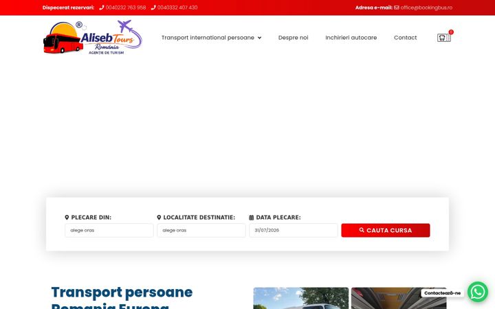Screenshot of bookingbus.ro