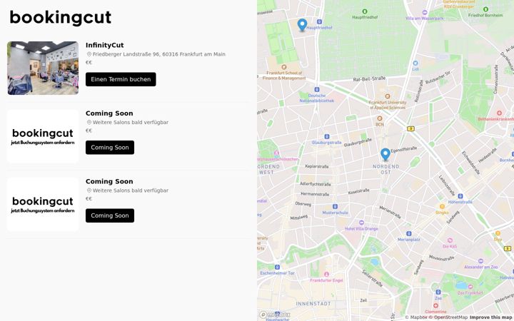 Screenshot of bookingcut.de