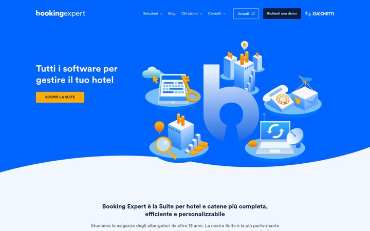 Kuvakaappaus sivustosta bookingexpert.com