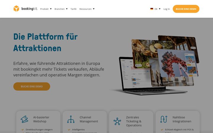 Screenshot of bookingkit.de