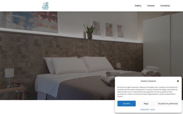 Screenshot of bookingpuglia.net
