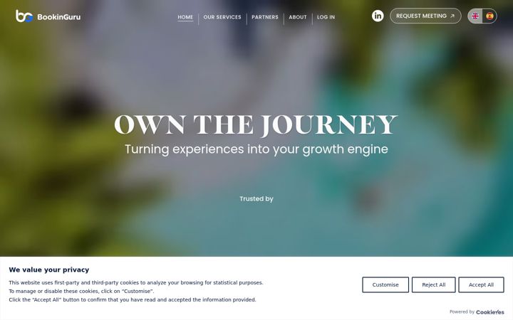 Screenshot of bookinguru.com