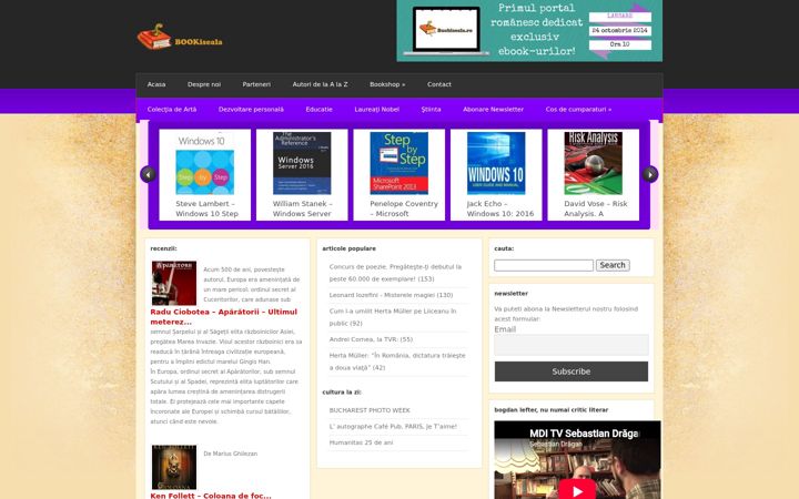 Screenshot of bookiseala.ro