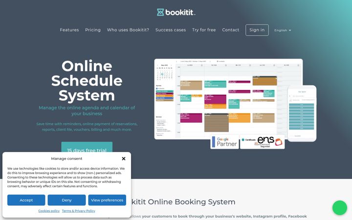 Screenshot of bookitit.com
