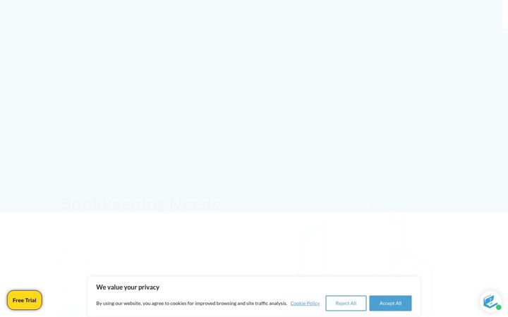 Screenshot of bookkeeperlive.com