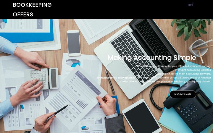 Screenshot of bookkeepingoffers.store