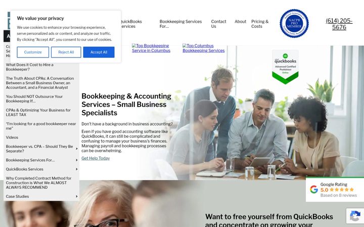 Screenshot of bookkeepingservicescolumbus.com