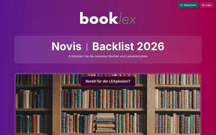 Screenshot of booklex.de