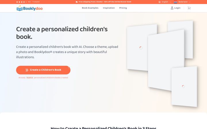Screenshot of booklydoo.com
