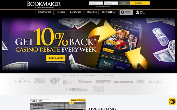 Screenshot of bookmaker.eu