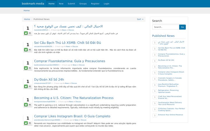 Screenshot of bookmark-media.com